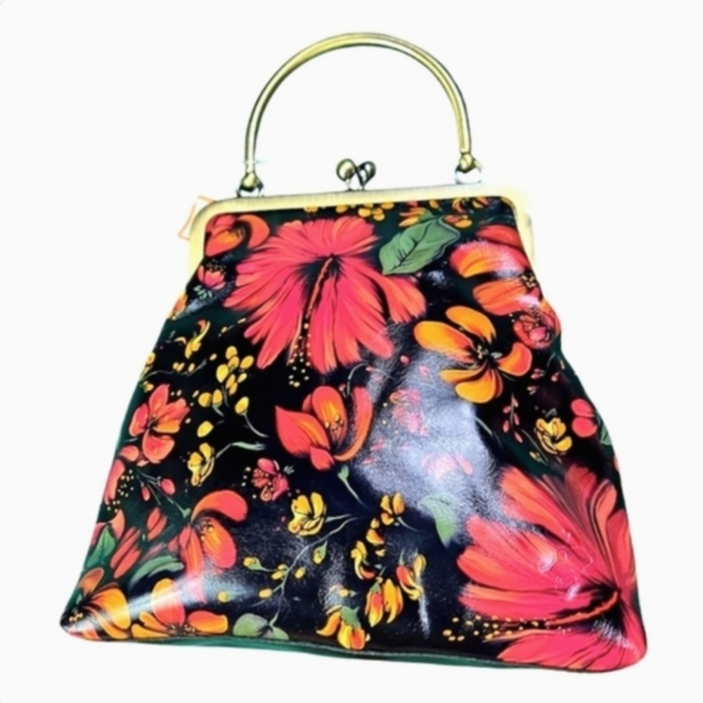Patricia Nash Leather Novella Frame Bag